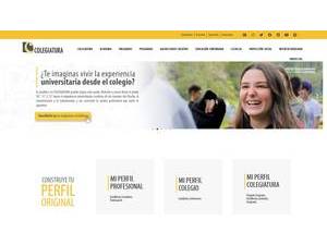 Corporacion Colegiatura Colombiana's official website homepage screenshot