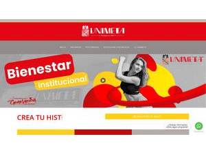 Corporacion Universitaria del Meta's official website homepage screenshot