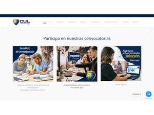Corporacion Universitaria Latinoamericana's official website homepage screenshot