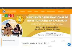 Corporacion Universitaria Rafael Nuñez's official website homepage screenshot
