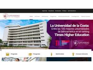 Costa University Corporation's official website homepage screenshot