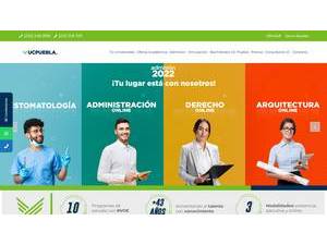 Cuauhtémoc University's official website homepage screenshot