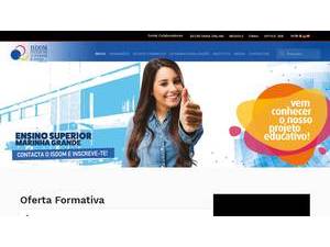 D. Dinis Higher Institute's official website homepage screenshot