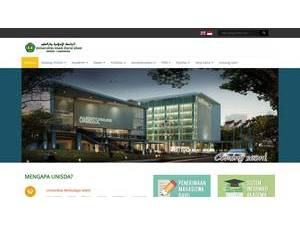 Darul Ulum Islamic University of Lamongan's official website homepage screenshot
