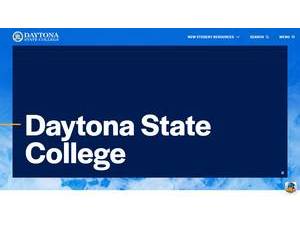Daytona State College's official website homepage screenshot