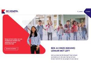 De Kempel University of Applied Sciences's official website homepage screenshot
