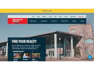 Delaware State University's official website homepage screenshot