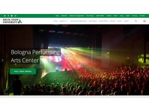 Delta State University's official website homepage screenshot