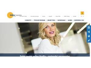 DOBA Fakultet's official website homepage screenshot
