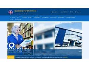 Doctor Nugroho Magetan University's official website homepage screenshot
