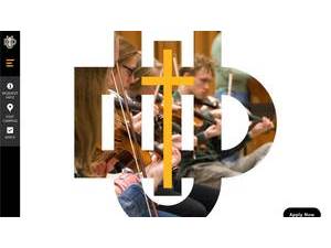 Dordt University's official website homepage screenshot