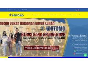 Dr. Soetomo University's official website homepage screenshot