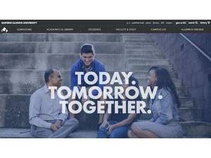 Eastern Illinois University's official website homepage screenshot