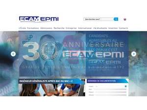 ECAM-EPMI's official website homepage screenshot