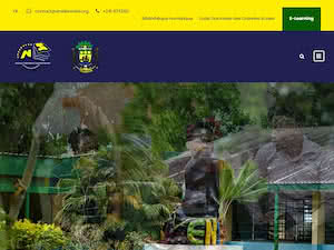 École Normale Supérieure de Libreville's official website homepage screenshot