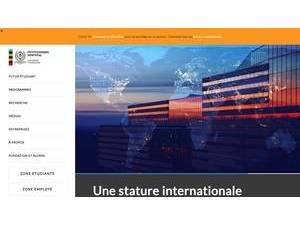 École Polytechnique de Montréal's official website homepage screenshot