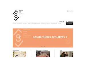 École Supérieure des Arts Saint-Luc de Liège's official website homepage screenshot