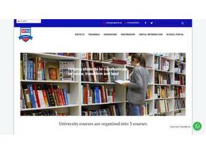 École Supérieure Privée de Technologie et de Management's official website homepage screenshot