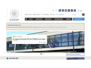 EHESP School of Public Health's official website homepage screenshot