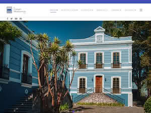 El Colegio Mexiquense A.C.'s official website homepage screenshot