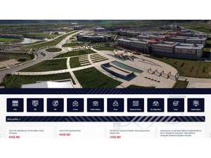 Erzincan Binali Yıldırım Üniversitesi's official website homepage screenshot