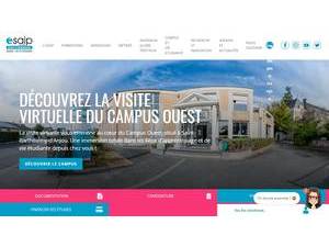 ESAIP École d'Ingénieurs's official website homepage screenshot