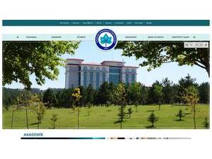 Eskişehir Osmangazi University's official website homepage screenshot