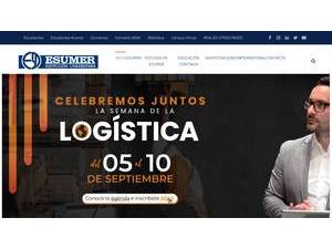 Esumer University Institute's official website homepage screenshot