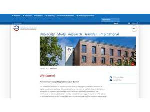 Evangelische Hochschule Rheinland-Westfalen-Lippe's official website homepage screenshot
