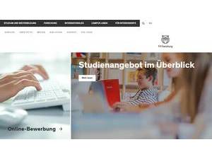 Fachhochschule Salzburg's official website homepage screenshot