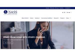 Faculty of Applied Social Studies's official website homepage screenshot