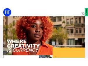 Fashion Institute of Technology's official website homepage screenshot
