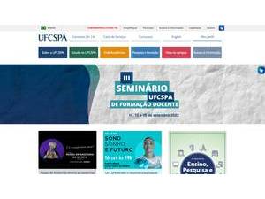 Federal University of Health Sciences, Porto Alegre's official website homepage screenshot
