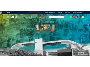 Federal University of Jatai's official website homepage screenshot
