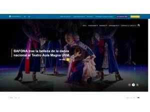 Federico Santa María Technical University's official website homepage screenshot