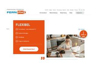 Ferdinand Porsche FernFH's official website homepage screenshot