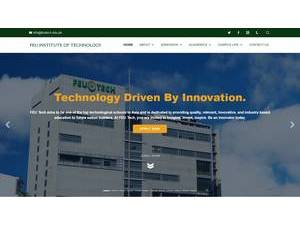 FEU Institute of Technology's official website homepage screenshot