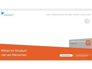 Fliedner Fachhochschule Düsseldorf's official website homepage screenshot