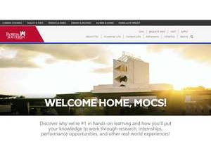 Florida Southern College's official website homepage screenshot