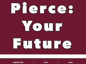 Franklin Pierce University's official website homepage screenshot