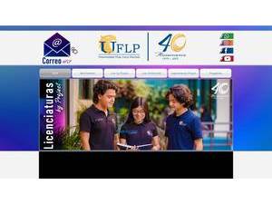 Fray Lucas Paccioli University's official website homepage screenshot