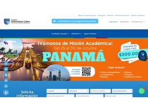 Fundacion Universitaria Cafam's official website homepage screenshot