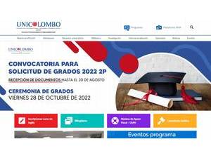 Fundacion Universitaria Colombo Internacional's official website homepage screenshot