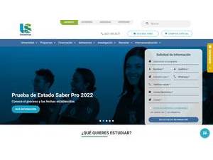 Fundacion Universitaria Sanitas's official website homepage screenshot
