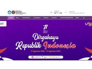 Galuh University of Ciamis's official website homepage screenshot