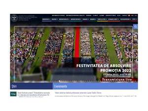 George Emil Palade University of Medicine, Pharmacy, Science, and Technology of Targu Mures's official website homepage screenshot