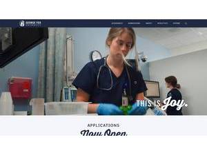 George Fox University's official website homepage screenshot