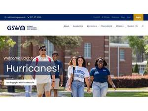 Georgia Southwestern State University's official website homepage screenshot