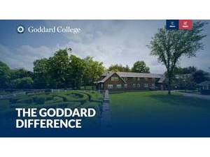 Goddard College's official website homepage screenshot