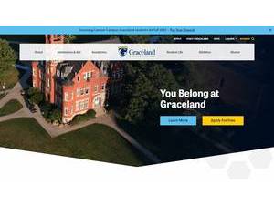 Graceland University's official website homepage screenshot